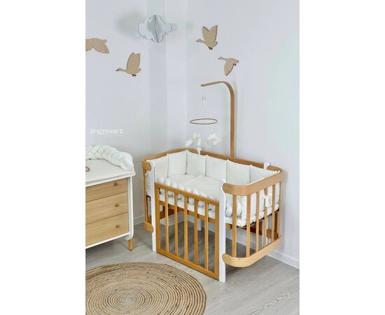 Постельное белье Ingvart "Платинум" из сатина молочный (300005646530-2), изображение 2