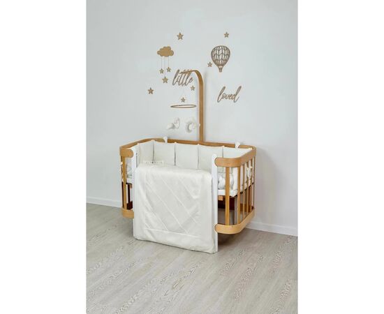 Постельное белье Ingvart "Платинум" из сатина молочный (300005646530-2), изображение 3