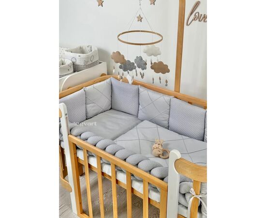 Постельное белье Ingvart "Платинум" из сатина серый (300005646530), изображение 2 Постельное белье Ingvart "Платинум" из сатина серый (300005646530), изображение 2