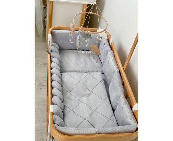 Постельное белье Ingvart "Платинум" из сатина серый (300005646530), изображение 3 Постельное белье Ingvart "Платинум" из сатина серый (300005646530), изображение 3