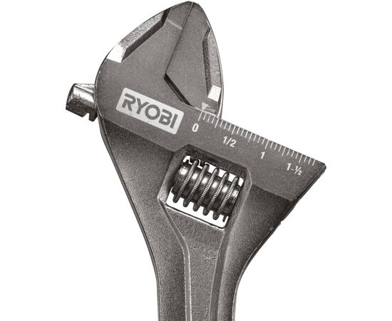 Ключ Ryobi розвідний RHAW300, 300мм, 0-40мм (5132006064), зображення 5 Ключ Ryobi розвідний RHAW300, 300мм, 0-40мм (5132006064), зображення 5
