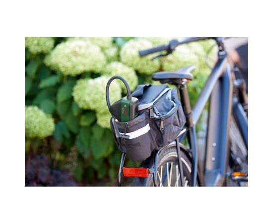 Автомобильный компрессор Bosch EasyPump, 3.6V, 3Ah, 10.3 бар, 10 л/мин, 0.4 кг (0.603.947.000), изображение 7 Автомобильный компрессор Bosch EasyPump, 3.6V, 3Ah, 10.3 бар, 10 л/мин, 0.4 кг (0.603.947.000), изображение 7