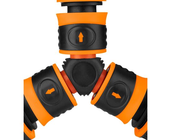 Тройник для шланга Neo Tools тройник 1/2"-3/4", двухкомпонентный (15-744), изображение 2 Тройник для шланга Neo Tools тройник 1/2"-3/4", двухкомпонентный (15-744), изображение 2