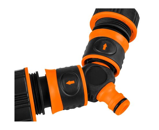 Тройник для шланга Neo Tools тройник 1/2"-3/4", двухкомпонентный (15-744), изображение 3 Тройник для шланга Neo Tools тройник 1/2"-3/4", двухкомпонентный (15-744), изображение 3