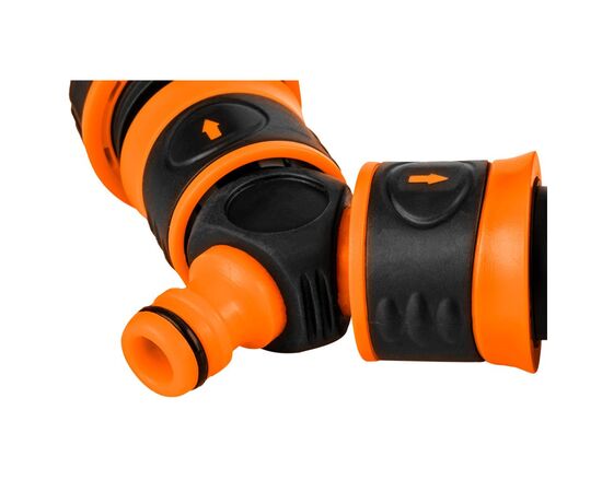 Тройник для шланга Neo Tools тройник 1/2"-3/4", двухкомпонентный (15-744), изображение 4 Тройник для шланга Neo Tools тройник 1/2"-3/4", двухкомпонентный (15-744), изображение 4