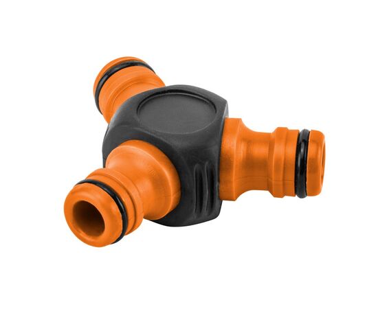 Тройник для шланга Neo Tools тройник 1/2"-3/4", двухкомпонентный (15-744), изображение 5 Тройник для шланга Neo Tools тройник 1/2"-3/4", двухкомпонентный (15-744), изображение 5