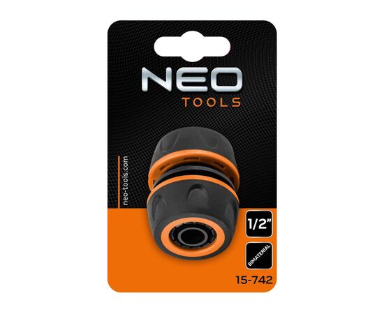 Соединительная муфта для шланга Neo Tools муфта ремонтная 1/2", двухкомпонентная (15-742), изображение 5 Соединительная муфта для шланга Neo Tools муфта ремонтная 1/2", двухкомпонентная (15-742), изображение 5