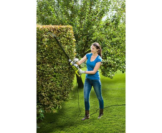 Кусторез Ryobi RHT6760RL 650Вт, 60см, шаг реза 30мм, 5.2кг (5133003647), изображение 2 Кусторез Ryobi RHT6760RL 650Вт, 60см, шаг реза 30мм, 5.2кг (5133003647), изображение 2