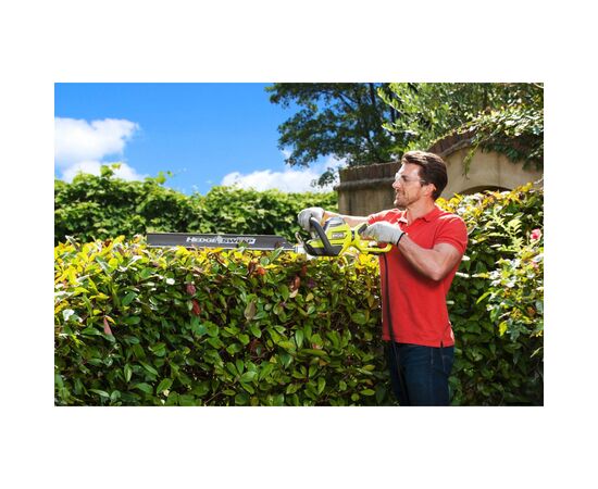 Кусторез Ryobi RHT6760RL 650Вт, 60см, шаг реза 30мм, 5.2кг (5133003647), изображение 3 Кусторез Ryobi RHT6760RL 650Вт, 60см, шаг реза 30мм, 5.2кг (5133003647), изображение 3