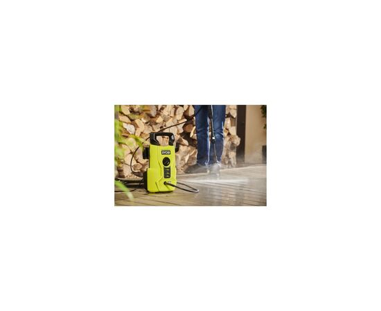 Мойка высокого давления Ryobi RY100PWA, 1400Вт, 100Бар, 390л/год, шланг 5м, 5.6кг (5133005363), изображение 2 Мойка высокого давления Ryobi RY100PWA, 1400Вт, 100Бар, 390л/год, шланг 5м, 5.6кг (5133005363), изображение 2