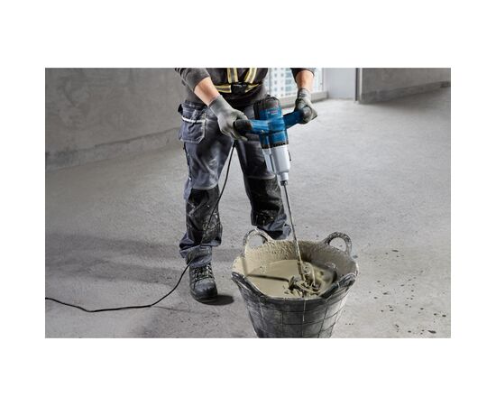 Міксер будівельний Bosch GRW 140, 1400Вт, 480-750об/хв, М14, 4.2кг (0.601.1C4.020), зображення 3 Міксер будівельний Bosch GRW 140, 1400Вт, 480-750об/хв, М14, 4.2кг (0.601.1C4.020), зображення 3