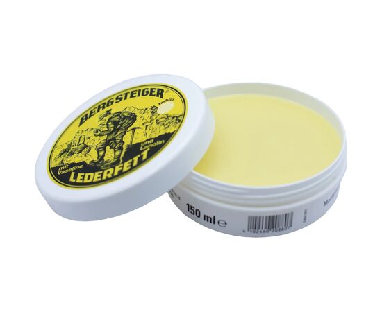 Средство для пропитки HEY-Sport для взуття Bergsteiger-Leather-Grease colourless 150 ml (20880000), изображение 3 Средство для пропитки HEY-Sport для взуття Bergsteiger-Leather-Grease colourless 150 ml (20880000), изображение 3