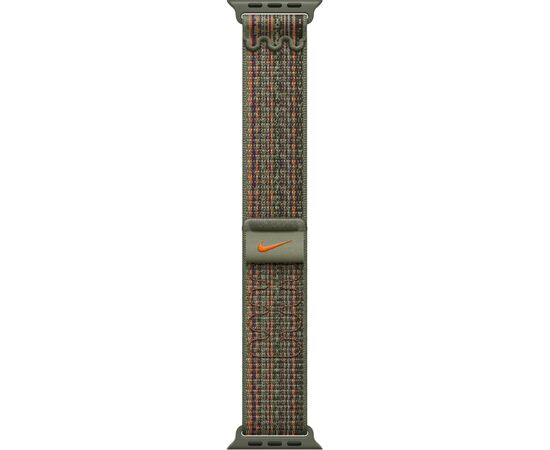 Ремешок для смарт-часов Apple 41mm Sequoia/Orange Nike Sport Loop (MTL33ZM/A), изображение 2 Ремешок для смарт-часов Apple 41mm Sequoia/Orange Nike Sport Loop (MTL33ZM/A), изображение 2