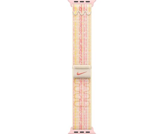 Ремешок для смарт-часов Apple 45mm Starlight/Pink Nike Sport Loop (MUJY3ZM/A), изображение 2 Ремешок для смарт-часов Apple 45mm Starlight/Pink Nike Sport Loop (MUJY3ZM/A), изображение 2