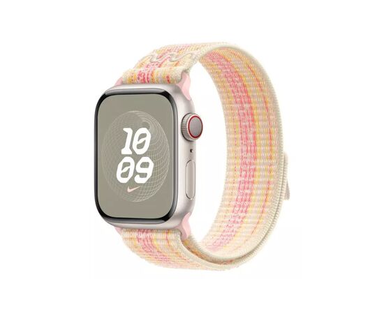 Ремешок для смарт-часов Apple 45mm Starlight/Pink Nike Sport Loop (MUJY3ZM/A)