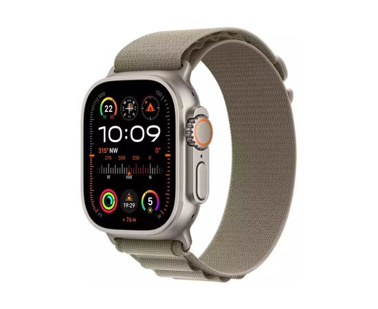 Ремінець до смарт-годинника Apple 49mm Olive Alpine Loop - Large (MT5V3ZM/A)