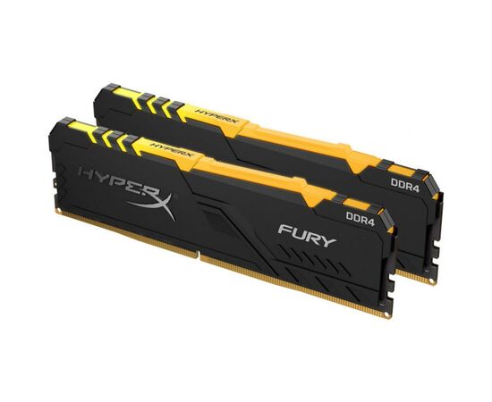 Модуль памяти для компьютера DDR4 16GB (2x8GB) 3200 MHz HyperX FURY RGB Kingston Fury (ex.HyperX) (HX432C16FB3AK2/16), изображение 3 Модуль памяти для компьютера DDR4 16GB (2x8GB) 3200 MHz HyperX FURY RGB Kingston Fury (ex.HyperX) (HX432C16FB3AK2/16), изображение 3