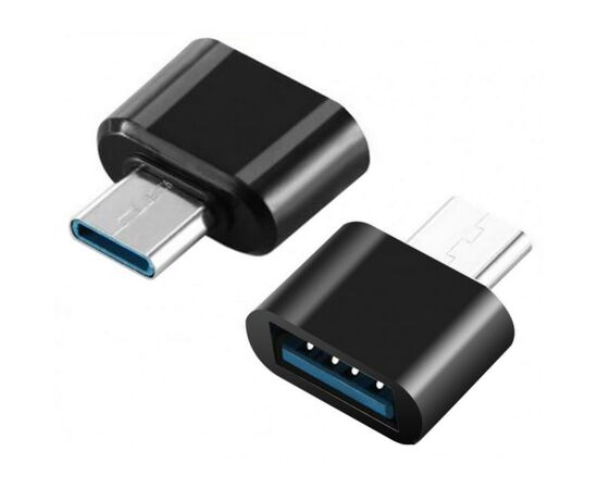 Перехідник USB to Type-C black XoKo (XK-AC040-BK)
