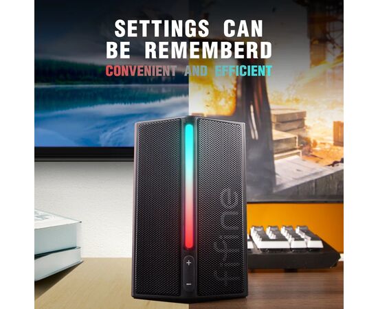 Акустическая система Fifine A20 Gaming RGB Black (A20), изображение 6 Акустическая система Fifine A20 Gaming RGB Black (A20), изображение 6