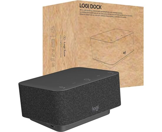 Док-станция Logitech Logi Dock - GRAPHITE - USB - EMEA - MS TEAMS (L986-000020), изображение 6 Док-станция Logitech Logi Dock - GRAPHITE - USB - EMEA - MS TEAMS (L986-000020), изображение 6