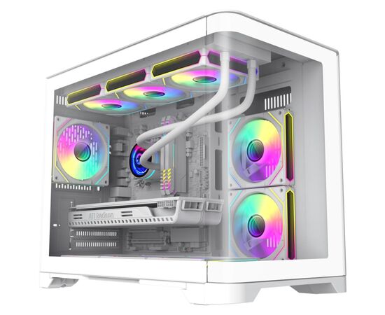Корпус Gamemax HYPE-M White, изображение 8 Корпус Gamemax HYPE-M White, изображение 8