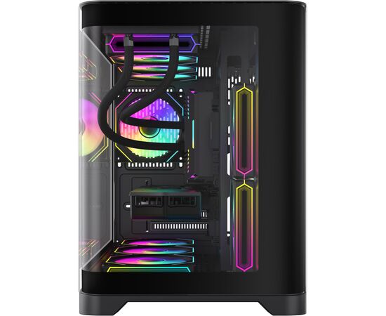 Корпус Gamemax HYPE-M Black, изображение 2 Корпус Gamemax HYPE-M Black, изображение 2
