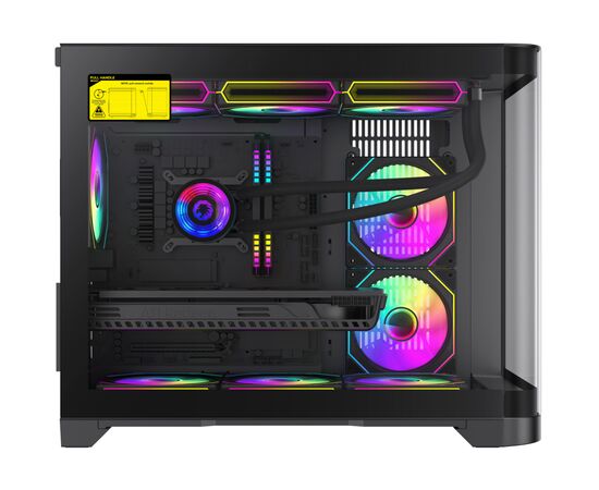 Корпус Gamemax HYPE-M Black, изображение 4 Корпус Gamemax HYPE-M Black, изображение 4