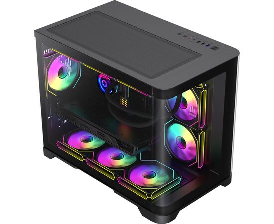 Корпус Gamemax HYPE-M Black, изображение 7 Корпус Gamemax HYPE-M Black, изображение 7