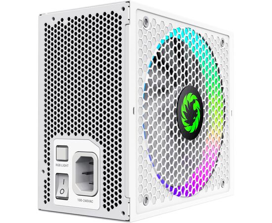 Блок питания Gamemax 750W (RGB 750 PRO WH (ATX3.0/3.1 PCI), изображение 2 Блок питания Gamemax 750W (RGB 750 PRO WH (ATX3.0/3.1 PCI), изображение 2