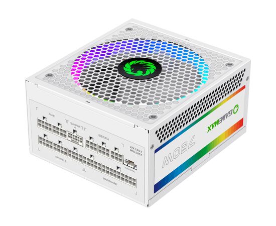 Блок питания Gamemax 750W (RGB 750 PRO WH (ATX3.0/3.1 PCI), изображение 6 Блок питания Gamemax 750W (RGB 750 PRO WH (ATX3.0/3.1 PCI), изображение 6