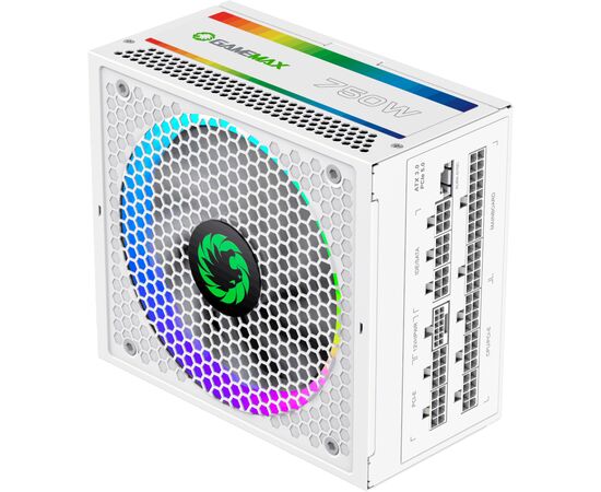 Блок питания Gamemax 750W (RGB 750 PRO WH (ATX3.0/3.1 PCI)