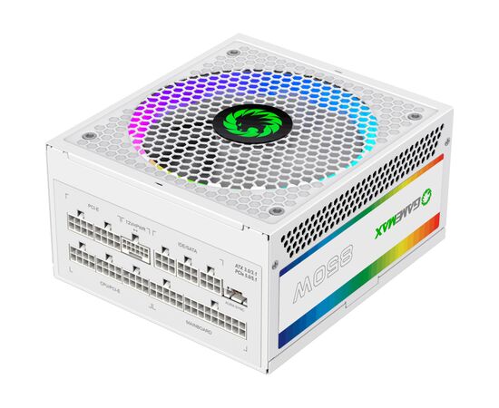 Блок питания Gamemax 850W (RGB 850 PRO WH (ATX3.0/3.1 PCI), изображение 6 Блок питания Gamemax 850W (RGB 850 PRO WH (ATX3.0/3.1 PCI), изображение 6