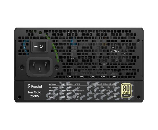 Блок питания Fractal Design 750W Ion Gold (FD-P-IA2G-750-EU), изображение 5 Блок питания Fractal Design 750W Ion Gold (FD-P-IA2G-750-EU), изображение 5