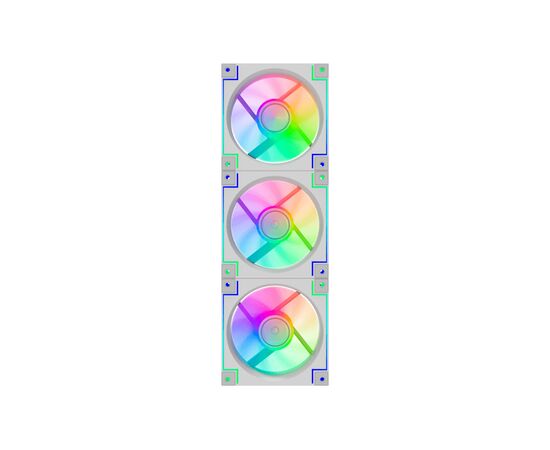 Кулер для корпуса Gamemax RD300 WH, изображение 6 Кулер для корпуса Gamemax RD300 WH, изображение 6
