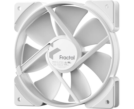 Кулер для корпуса Fractal Design Prisma AL-12 ARGB PWM (FD-FAN-PRI-AL12-PWM-WT), изображение 5 Кулер для корпуса Fractal Design Prisma AL-12 ARGB PWM (FD-FAN-PRI-AL12-PWM-WT), изображение 5