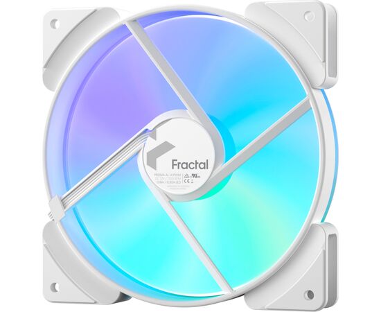 Кулер для корпуса Fractal Design Prisma AL-14 ARGB PWM White (FD-FAN-PRI-AL14-PWM-WT), изображение 3 Кулер для корпуса Fractal Design Prisma AL-14 ARGB PWM White (FD-FAN-PRI-AL14-PWM-WT), изображение 3