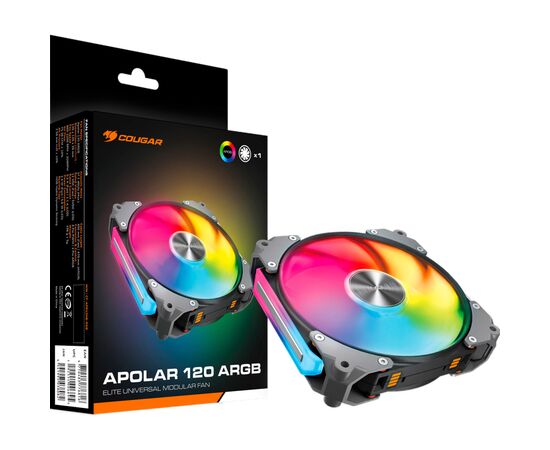 Кулер для корпуса Cougar Apolar 120 ARGB, изображение 9 Кулер для корпуса Cougar Apolar 120 ARGB, изображение 9