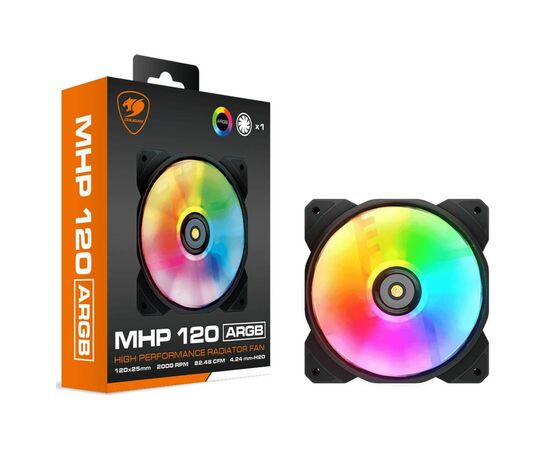 Кулер для корпуса Cougar MHP 120 ARGB, изображение 7 Кулер для корпуса Cougar MHP 120 ARGB, изображение 7
