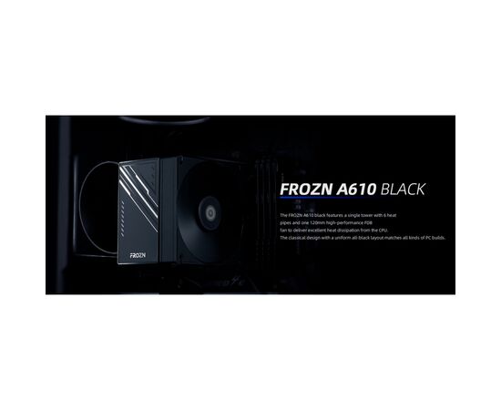 Кулер для процессора ID-Cooling FROZN A610 BLACK, изображение 7 Кулер для процессора ID-Cooling FROZN A610 BLACK, изображение 7