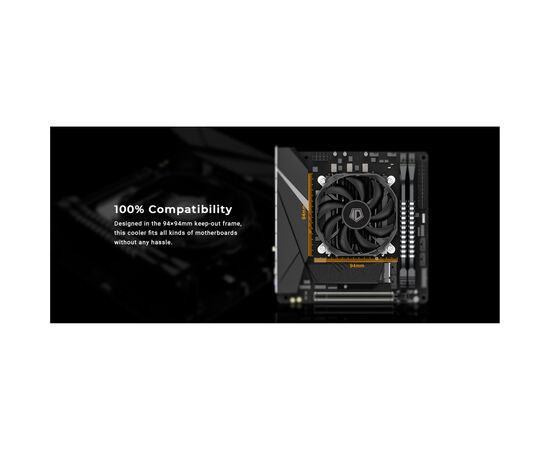 Кулер для процессора ID-Cooling IS-30A Black, изображение 9 Кулер для процессора ID-Cooling IS-30A Black, изображение 9
