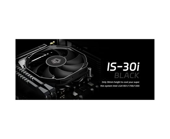 Кулер для процессора ID-Cooling IS-30i Black, изображение 9 Кулер для процессора ID-Cooling IS-30i Black, изображение 9