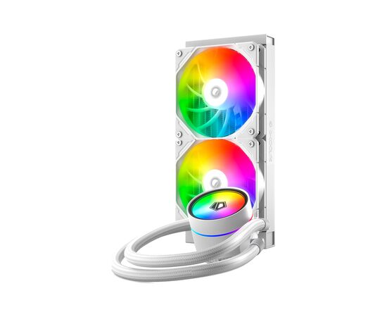 Система жидкостного охлаждения ID-Cooling ZOOMFLOW 240 XT V2 WHITE, изображение 2 Система жидкостного охлаждения ID-Cooling ZOOMFLOW 240 XT V2 WHITE, изображение 2