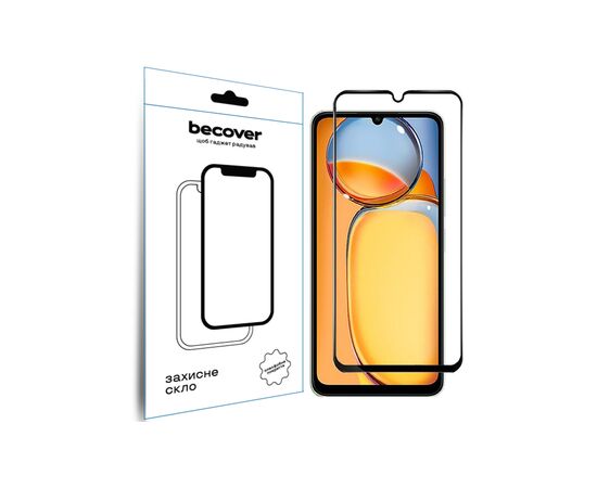 Стекло защитное BeCover Realme C63 Black (711794)