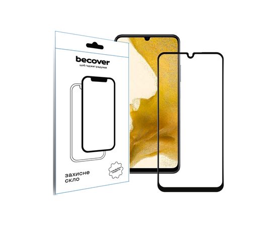Скло захисне BeCover ZTE Blade A34 Black (711796)