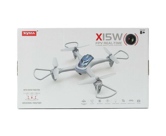 Радиоуправляемая игрушка Syma Квадрокоптер с 2,4 Ггц управлением и камерой 22 cм (X15W White), изображение 6 Радиоуправляемая игрушка Syma Квадрокоптер с 2,4 Ггц управлением и камерой 22 cм (X15W White), изображение 6