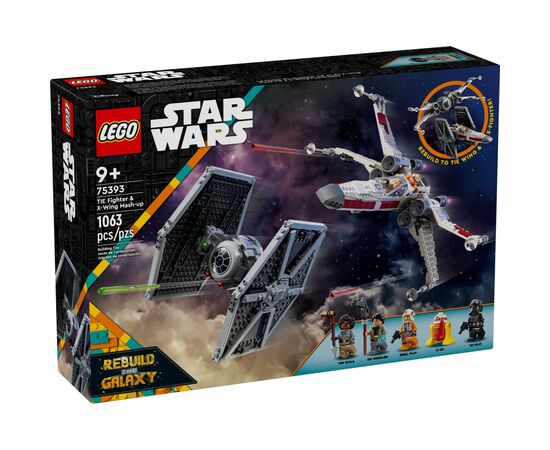 Конструктор LEGO Star Wars Сборный пакет "Истребитель TIE и Корабль X-wing" (75393)