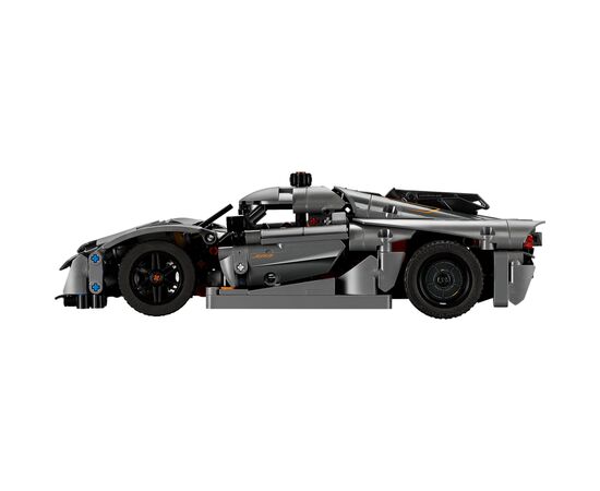 Конструктор LEGO Technic Koenigsegg Jesko Absolut – серый гиперкар (42173), изображение 3 Конструктор LEGO Technic Koenigsegg Jesko Absolut – серый гиперкар (42173), изображение 3