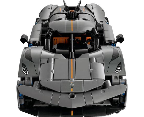 Конструктор LEGO Technic Koenigsegg Jesko Absolut – серый гиперкар (42173), изображение 4 Конструктор LEGO Technic Koenigsegg Jesko Absolut – серый гиперкар (42173), изображение 4