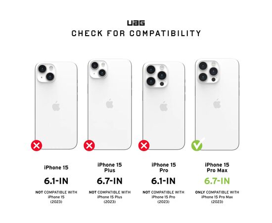 Чехол для мобильного телефона UAG Apple iPhone 15 Pro Max Monarch Pro Magsafe Rust (114222119191), изображение 10