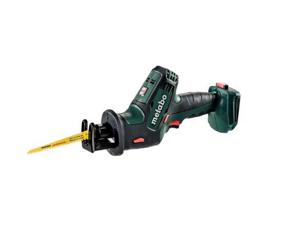 Сабельная пила Metabo SSE 18 LTX COMPACT 18V, ход 13мм, 1.4кг (без АКБ и ЗУ) (602266890), изображение 2 Сабельная пила Metabo SSE 18 LTX COMPACT 18V, ход 13мм, 1.4кг (без АКБ и ЗУ) (602266890), изображение 2